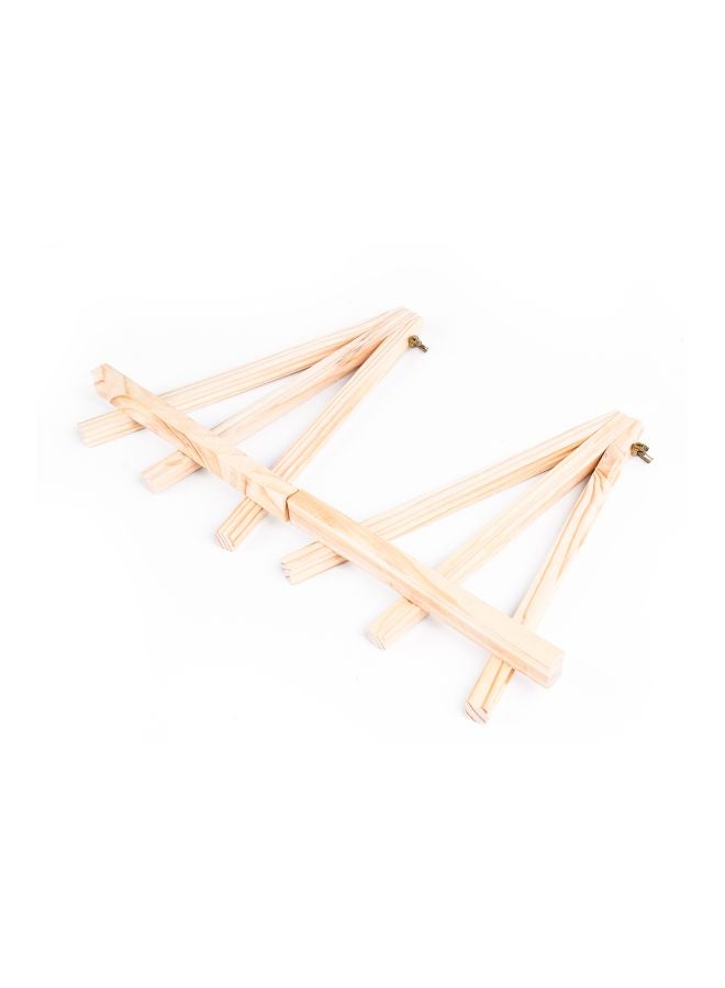 Generic - 2-Piece Mini Wooden Easel set Beige - Image 1