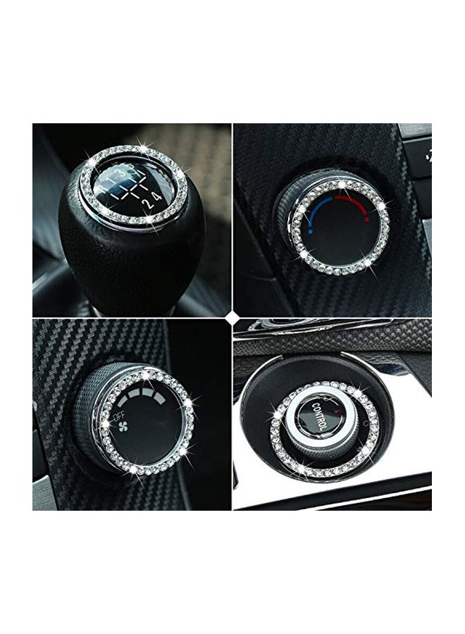 صن شاين Auto Engine Stop Knob Decorative Crystal - Image 4