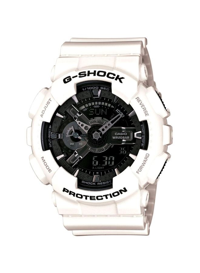 جي شوك ساعة يد رقمية وبعقارب مقاومة للماء طراز GA-110GW-7A men