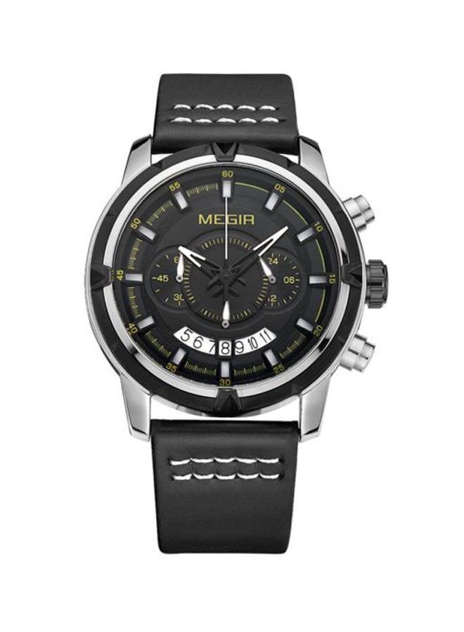 MEGIR - men Water Resistant Chronograph Watch ML2047GBK-1N13 - Image 1