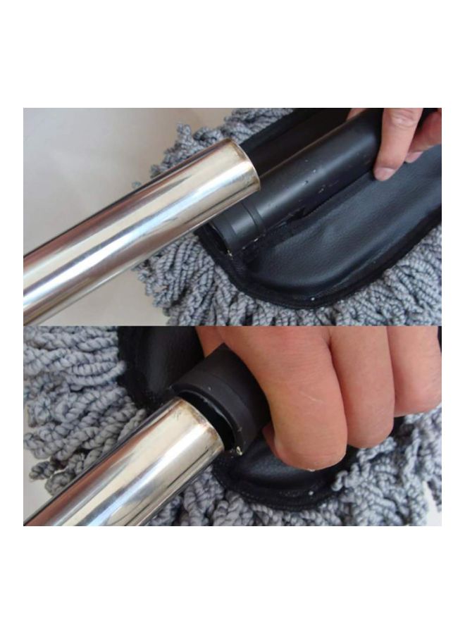 قطعتين من فرش الغسيل الخارجي للمركبات قابلة للسحب ومزودة بمقبض طويل - Image 5