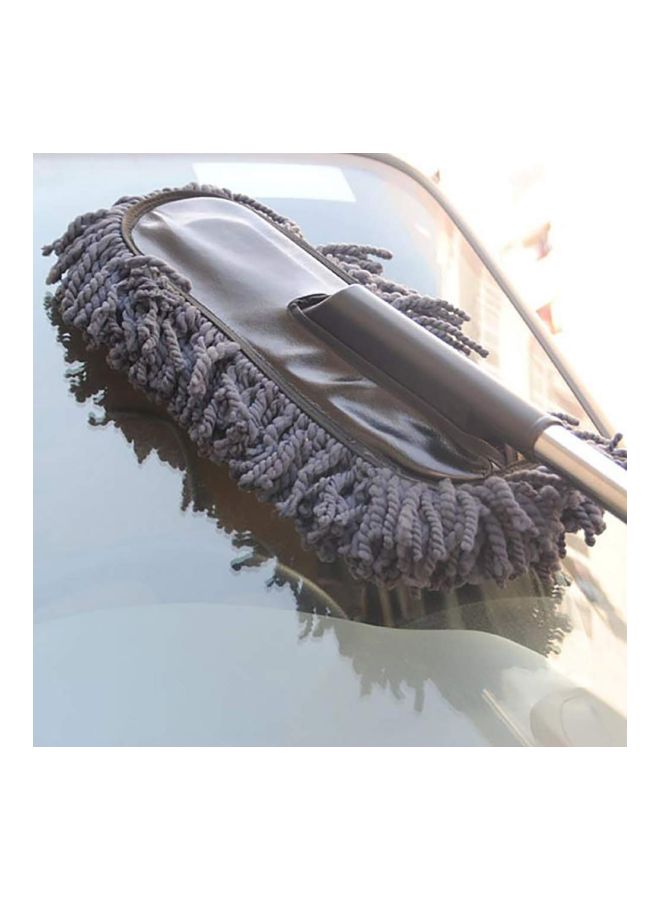 قطعتين من فرش الغسيل الخارجي للمركبات قابلة للسحب ومزودة بمقبض طويل - Image 3