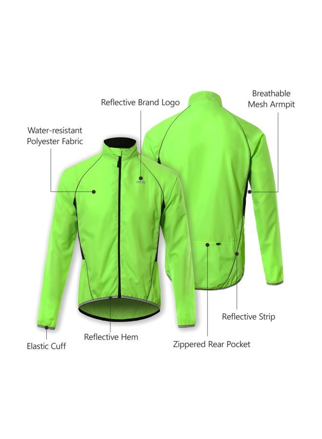 ARSUXEO Reflective Long Sleeves Cycling Jacket L - Image 3