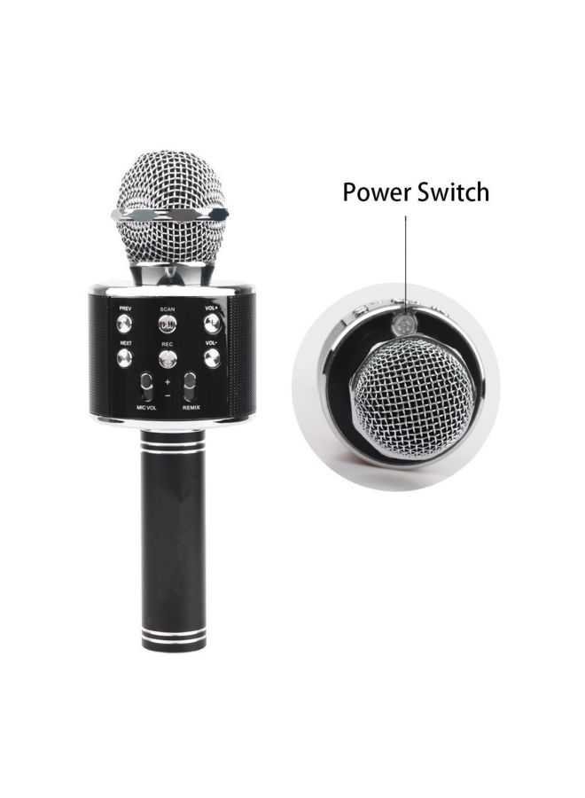 Handheld Wireless Microphone WS-858 Black - Image 2
