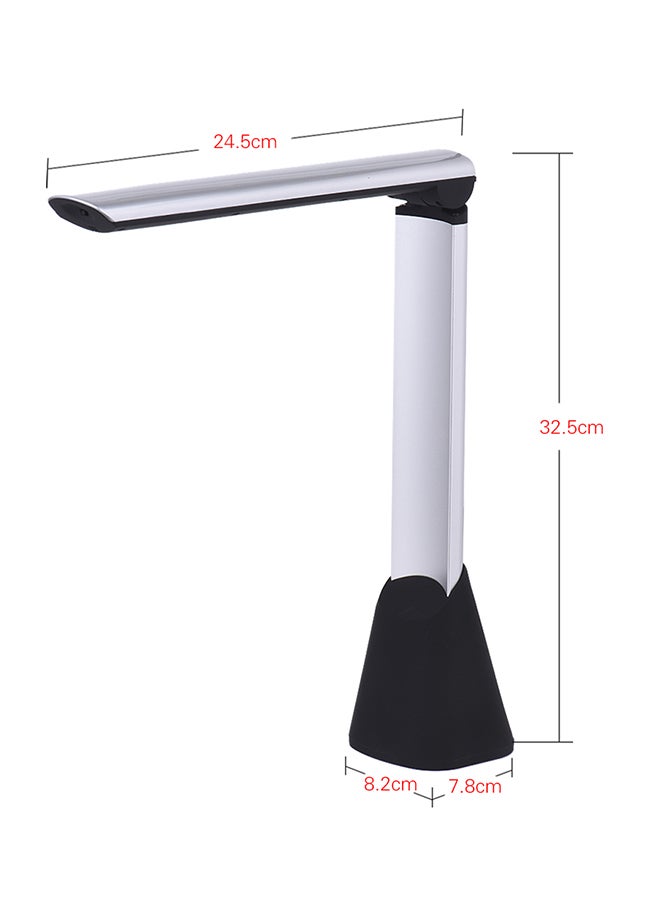 Generic - Portable High Speed USB Book Image Document Camera Scanner 10 Mega-pixel HD High-Definition Max. A4 Scanning Size with OCR Function LED Light for Classroom Office Library Bank White - Image 1