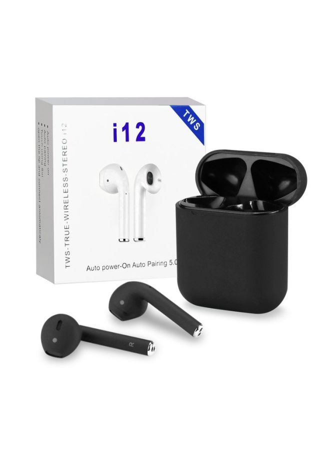 Generic - Wireless Earphones With Mic Black - Image 1