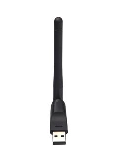 ماركة غير محددة هوائي لاسلكي مزود بمنفذ USB مع محول لاسلكي أسود  - Image 1