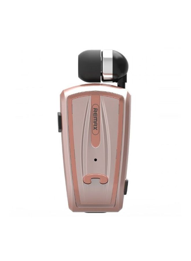 ريماكس سماعة أذن داخلية لاسلكية مزودة بمشبك ذهبي وردي - Image 2