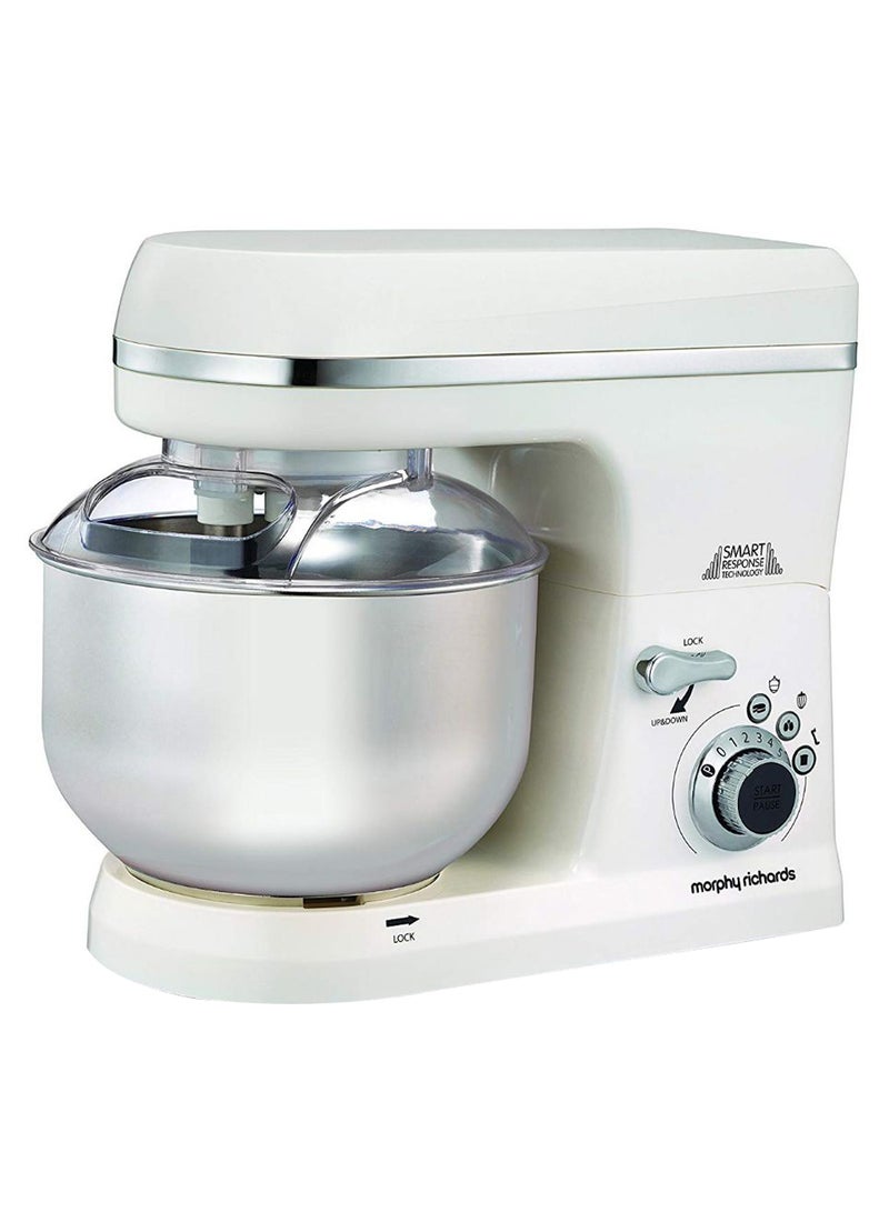 morphy richards Total Control Stand Mixer 800W 800.0 W 400015 White/Silver - Image 1