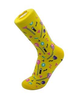 Cotton Printed Long Socks Multicolour