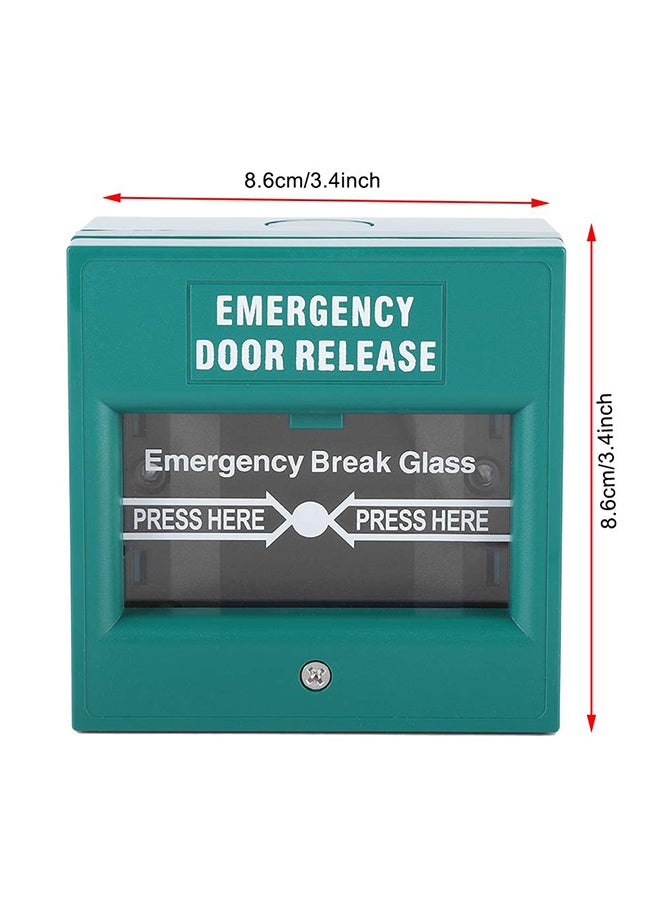 Generic - Emergency Door Release Fire Alarm Green 8.9x5.1x8.9centimeter - Image 1