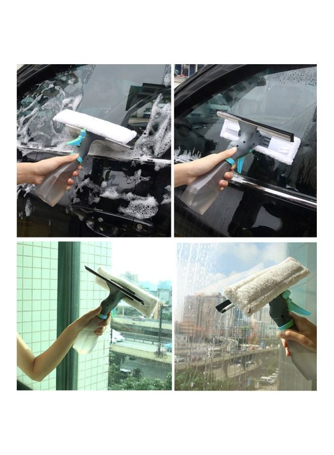 SAPU Spray Cleaner With Mop And Wiper Grey/White 5.5×3.5×24cm  - Image 2