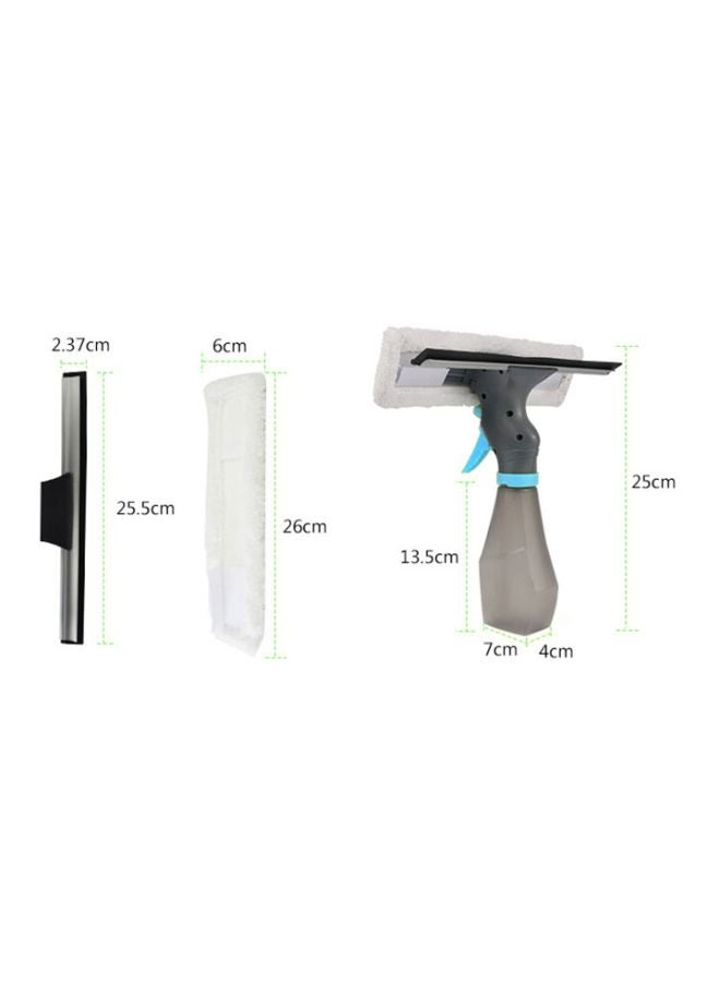 SAPU Spray Cleaner With Mop And Wiper Grey/White 5.5×3.5×24cm  - Image 3