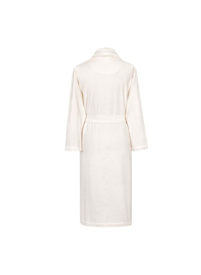 Generic Mirella Bath Robe Ecru M  - Image 2
