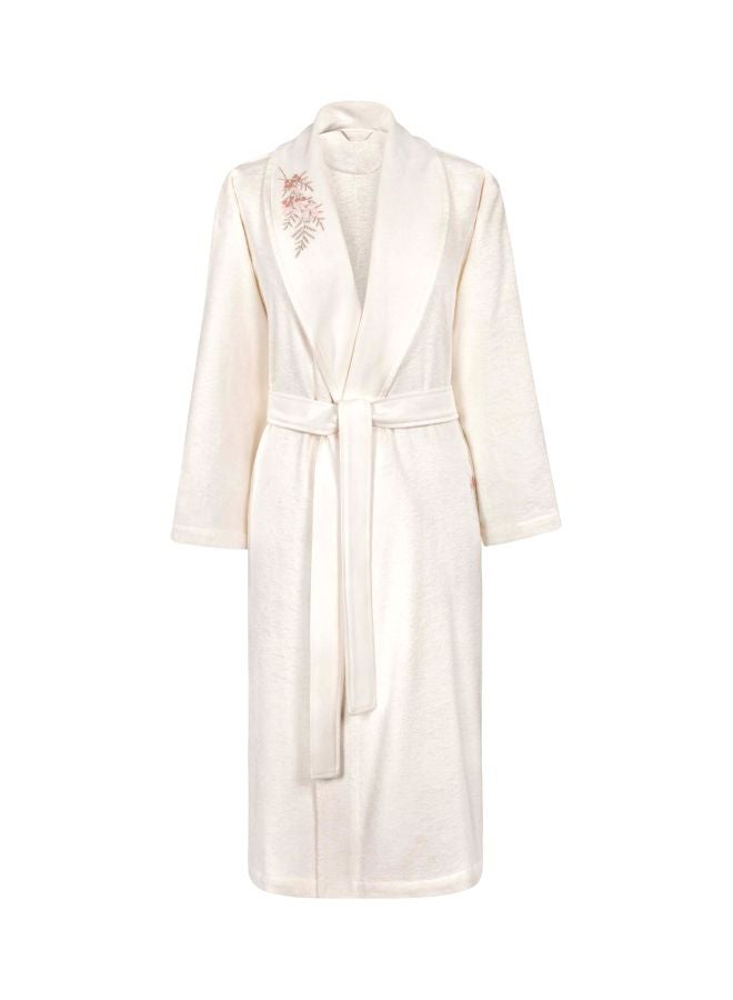 Generic Mirella Bath Robe Ecru M  - Image 1