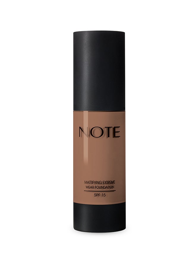 Note Mattifying Extreme Wear Foundation 107 Toffee - Image 1