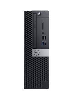 كمبيوتر رأسي أوبتي بليكس 7070SFF بمعالج كور i7/وذاكرة رام سعة 8 جيجابايت/ومحرك أقراص صلبة سعة 1 تيرابايت/وبطاقة رسومات إنتل مدمجة أسود