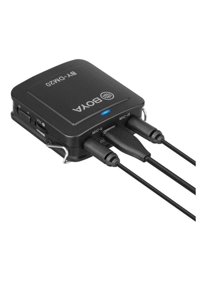 BOYA Dual Head Detachable Lavalier Microphone Kit Black - Image 2
