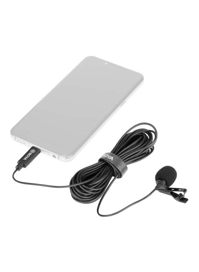 BOYA Omnidirectional Single Head Lavalier Microphone 1D7774 Black - Image 5