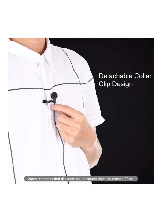 Type-C Clip-On Microphone 1D7776-2 Black  - Image 4
