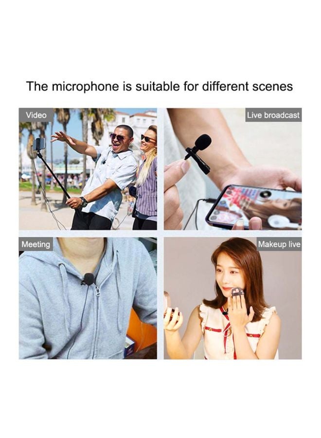 Type-C Clip-On Microphone 1D7776-2 Black  - Image 5