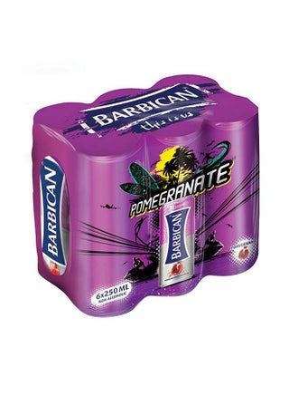 Pomegranate Flavour Malt Beverage, Can, 250ml X 6 1500ml Pack of 6 - view 2
