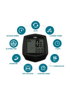 سان دينج شاشة LCD للدراجة 18x10x3سم  - Image 2