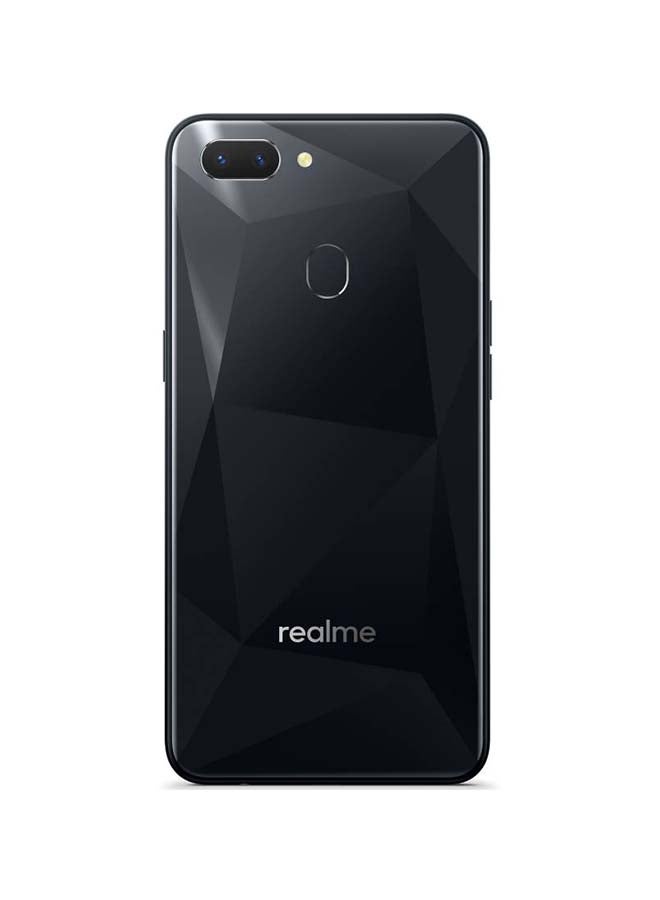ريل مي - هاتف C2 2020 بشريحتين SIM وذاكرة رام 3 جيجابايت وذاكرة داخلية 64 جيجابايت يدعم تقنية 4G LTE، لون أسود دايموند - Image 1