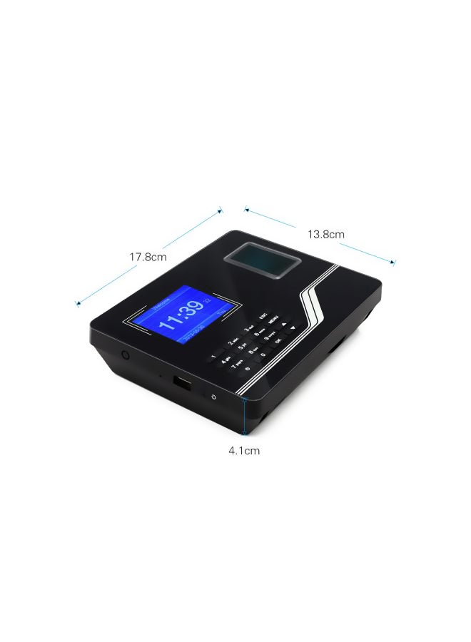 Biometric Time Attendance Machine Black - Image 3