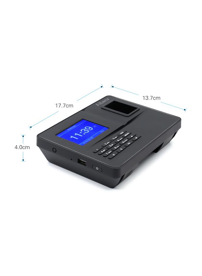 أيبيسي آلة تسجيل وقت الحضور البيومترية أسود - Image 2