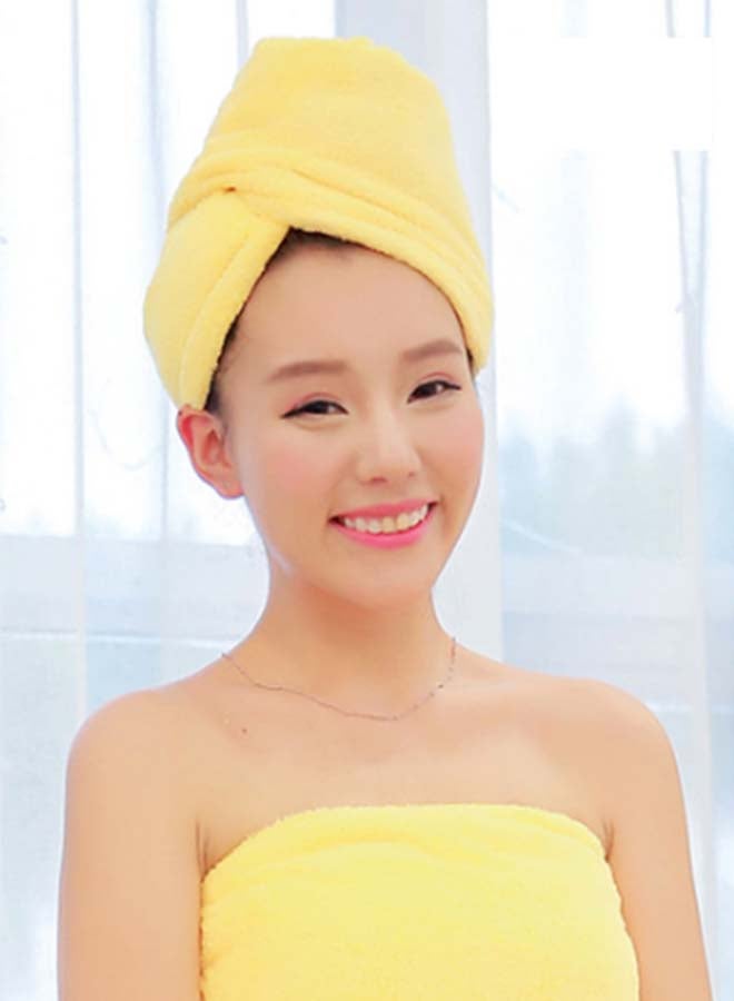 Microfiber Bath Towel Yellow 62 x 25.5cm - v1577191776/N26418285A_3