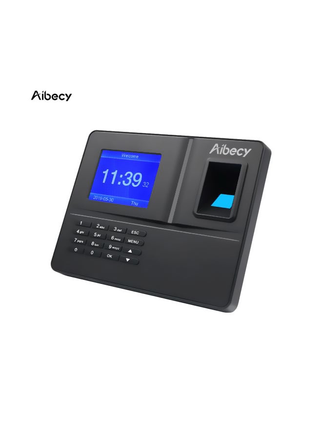 أيبيسي آلة تسجيل وقت الحضور البيومترية أسود - Image 3