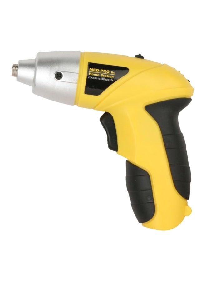 MED PRO - Cordless Screwdriver Yellow/Black/Silver - Image 1
