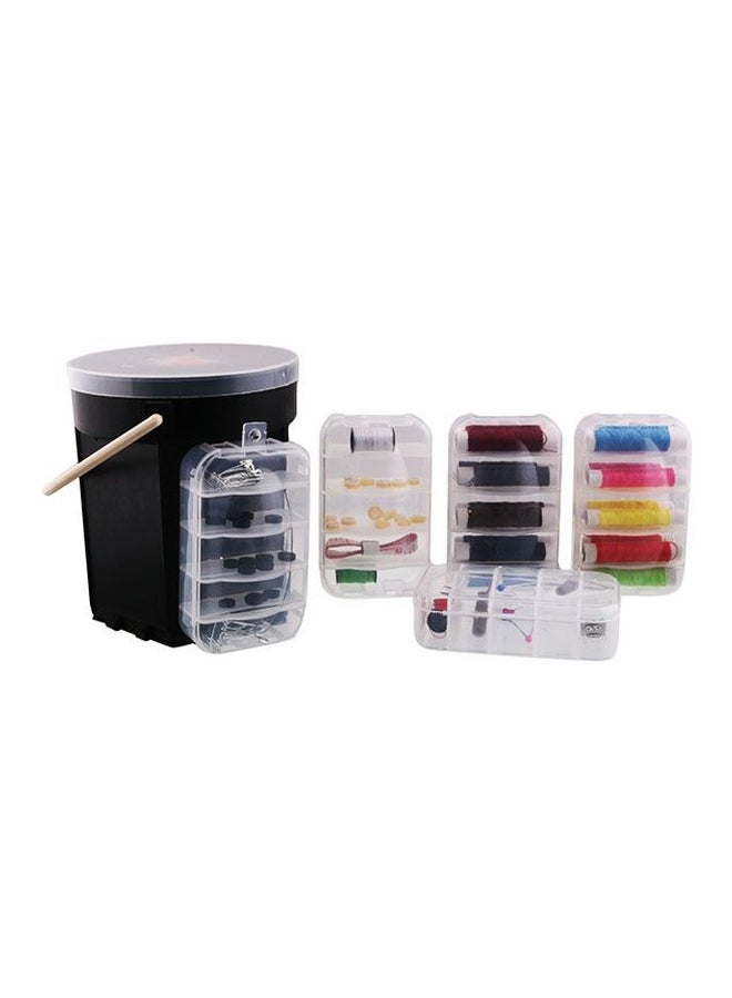 Generic - 210-Piece Sewing Kit Black/Clear - Image 1