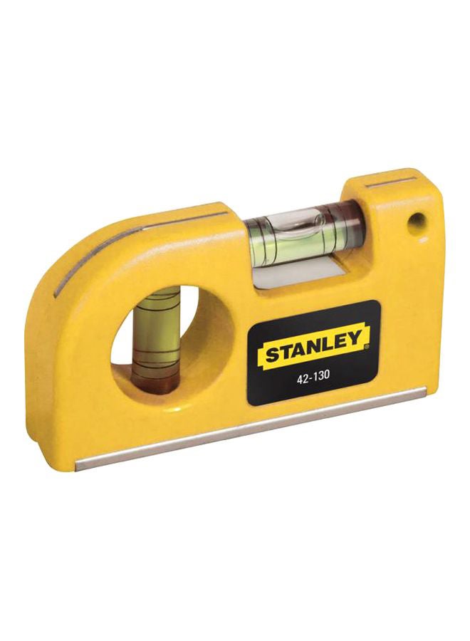 Stanley Pocket Measurement Level Yellow/Grey 