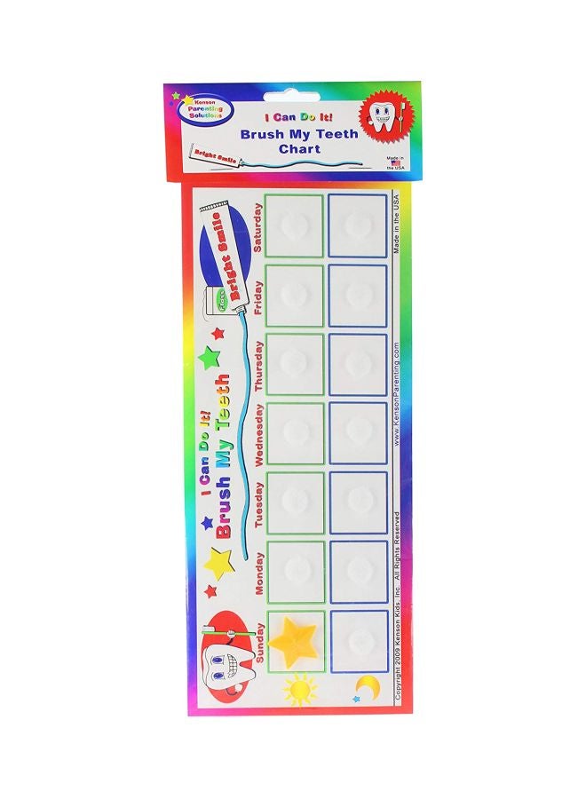 Kenson Kids - Brush My Teeth Reward Chart Sticker KPS-OH3000 - Image 1