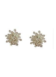 5-Pair Zircon Studded Flower Shape Hand Jewellery