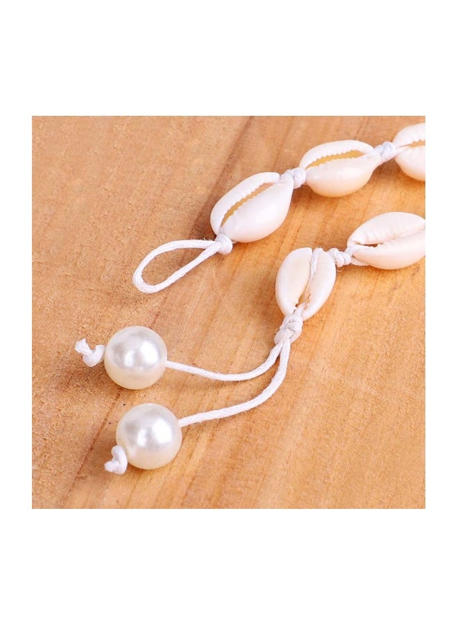 Generic Natural Shell Hand Woven Clavicle Chain Choker Necklace  - Image 2
