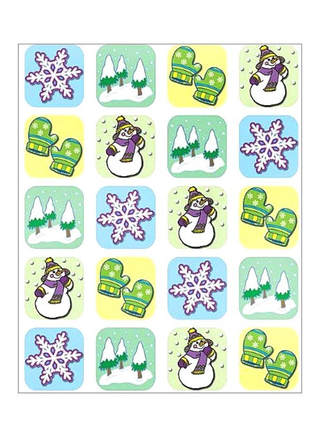 Winter Season Stickers 5757 1inch