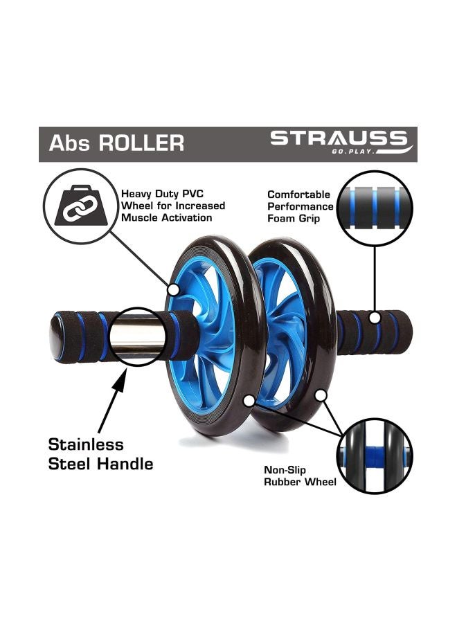 STRAUSS - Double Wheel Ab Exerciser One Size - Image 1