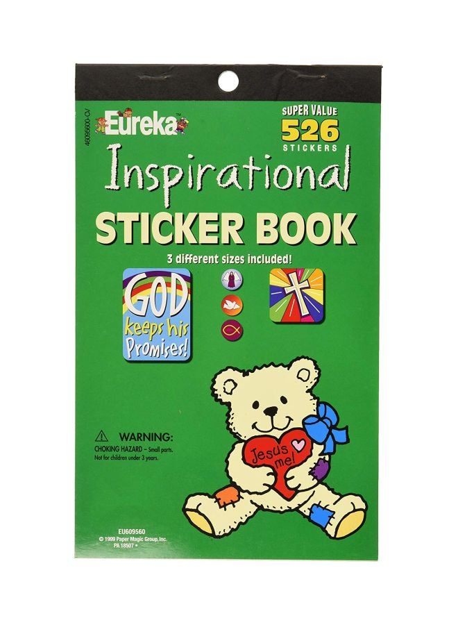 EUREKA Inspirational Sticker Book 609560 