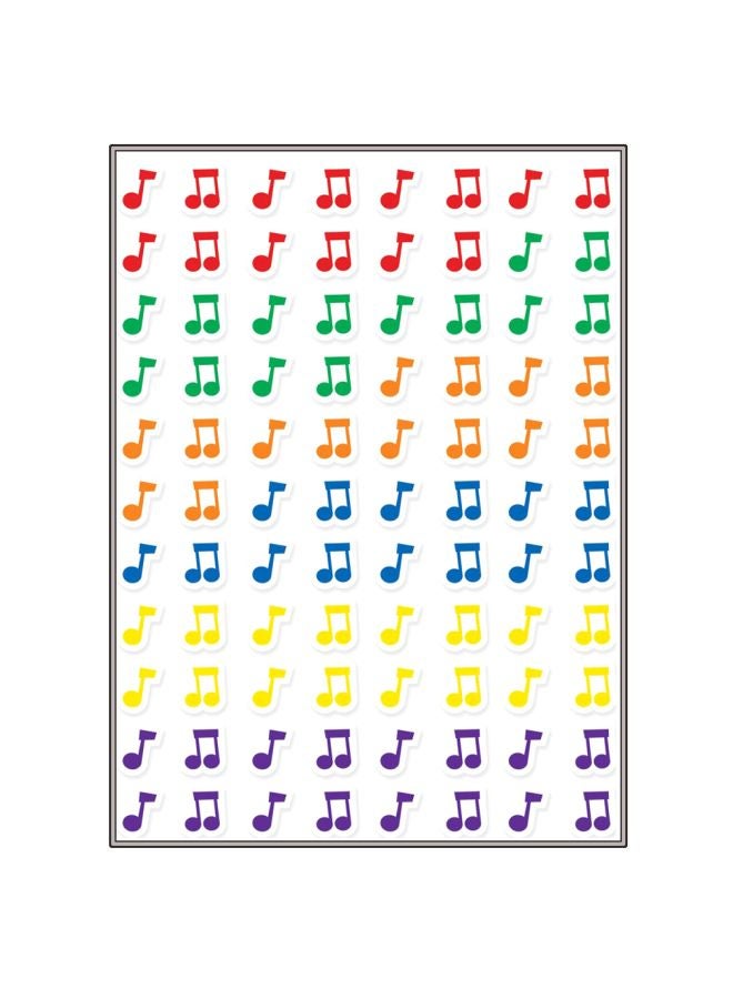 Creative Teaching Press - Pack Of 880 Music Notes Sticker 7162 - Image 1