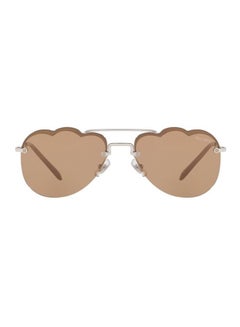 Women's Mirrored Aviator Sunglasses 56US-1BC/176