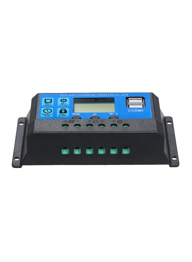 جهاز تحكم للشحن بالطاقة الشمسية مزود بمنفذ USB أسود/أزرق 13.50x4x8Ø³Ù†ØªÙŠÙ…ØªØ±  - Image 3