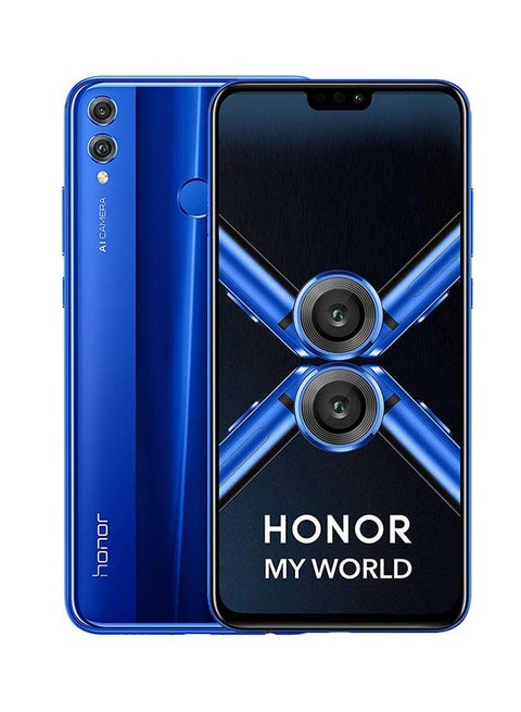 8X Dual SIM Blue 6GB RAM 128 GB 4G LTE