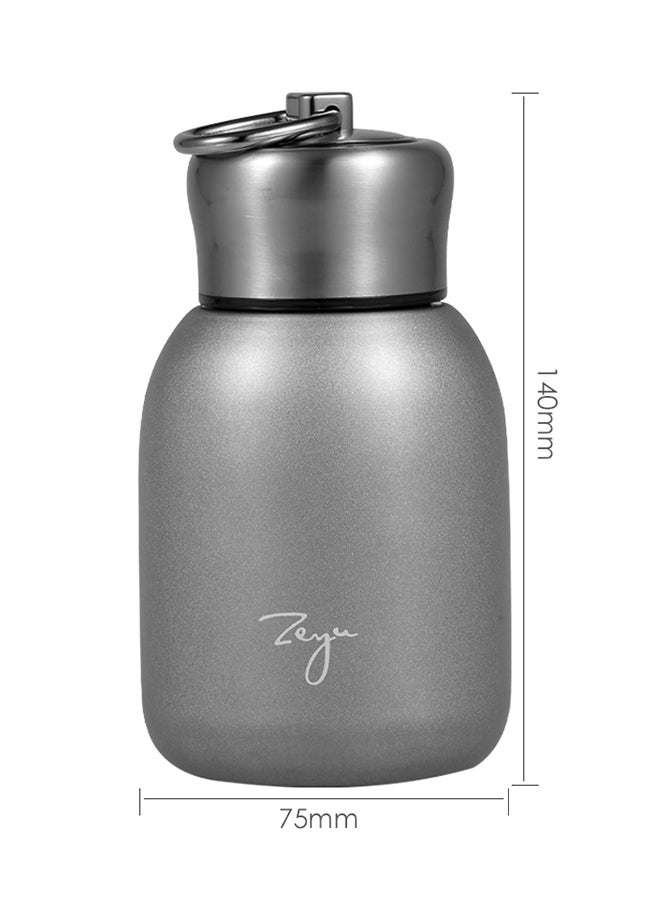 زجاجة مياه بتصميم عازل ومفرغ من الهواء فضي - Image 3