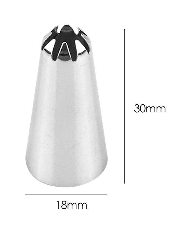 48-Piece Cake Decorating Turntable Set Silver - Image 4
