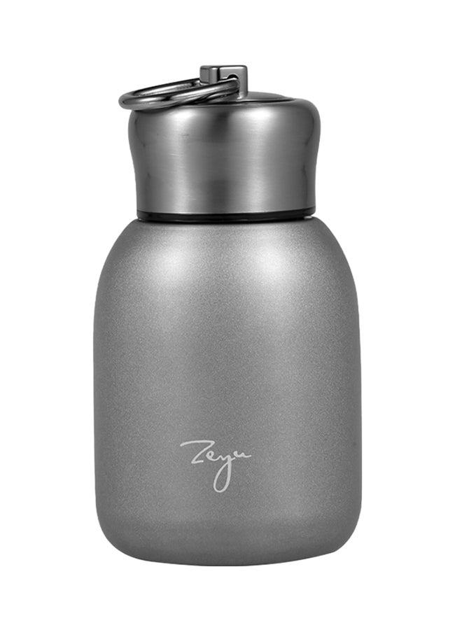 زجاجة مياه بتصميم عازل ومفرغ من الهواء فضي - Image 2