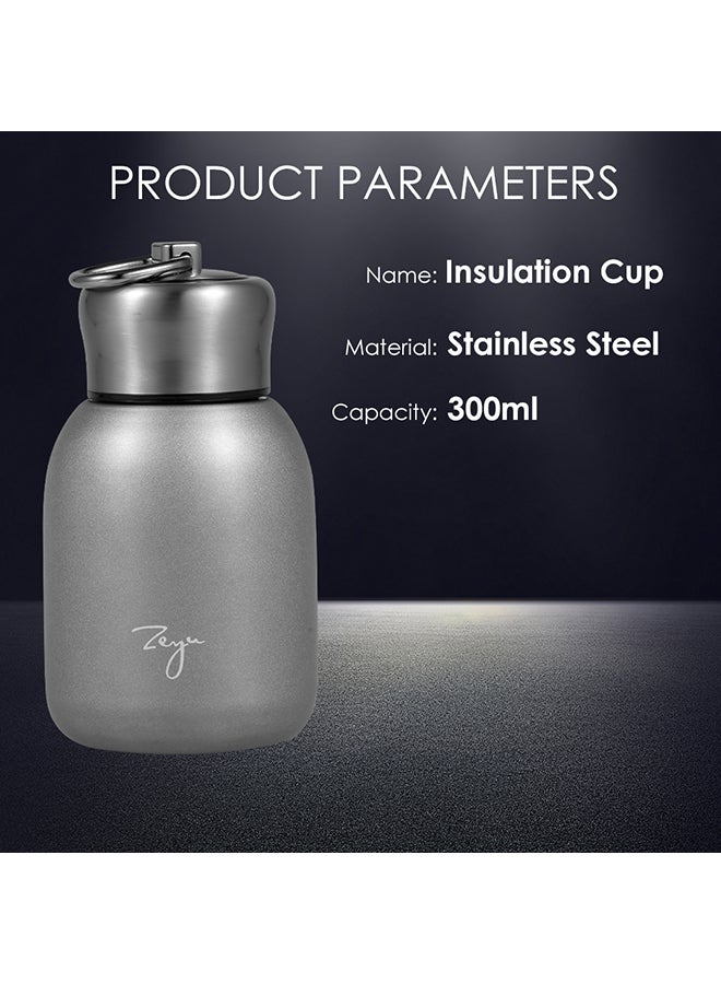 زجاجة مياه بتصميم عازل ومفرغ من الهواء فضي - Image 4