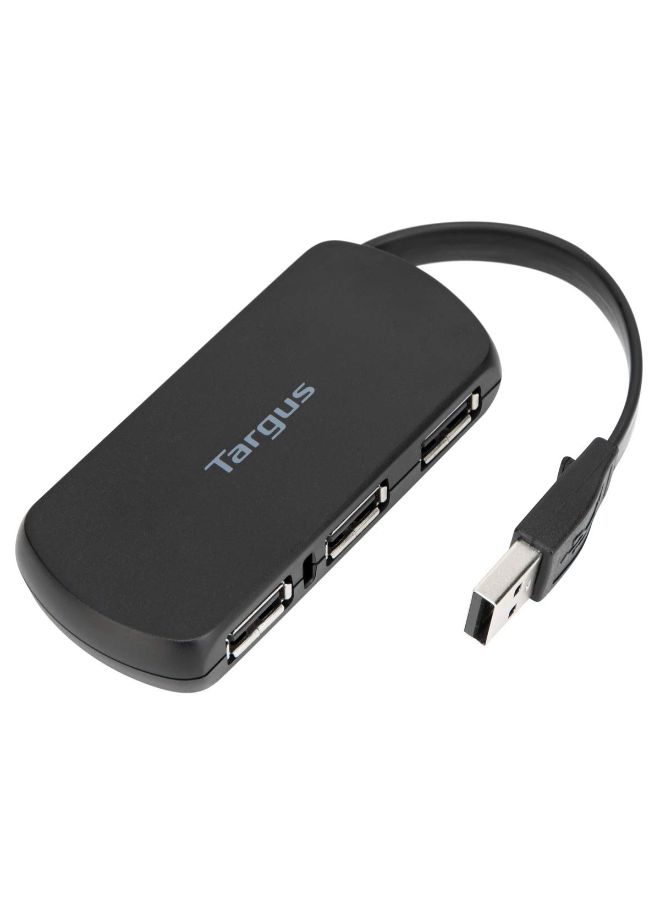 تارجوس موزع USB محمول مكون من 4 منافذ أسود/فضي - Image 2